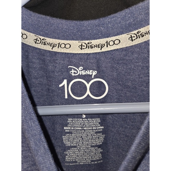 Disney 100th Anniversary Mickey Mouse T-Shirt Size Small 100 Years Of Wondering - Picture 3 of 7